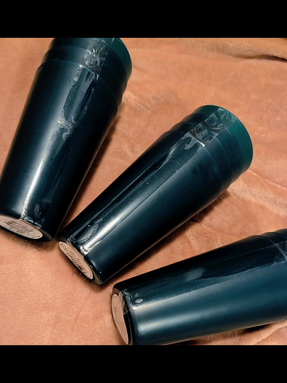 Set of 3 (4pack) Dark Teal Tumblers